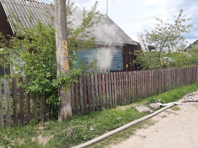 Пожар в г. Славгороде на улице Заслонова. Славгород