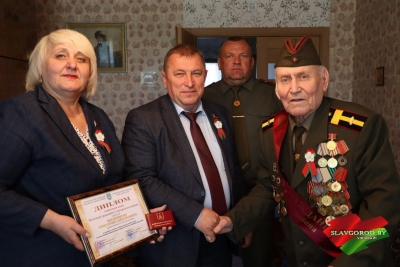 Григорий Бердников&nbsp;&mdash; Почетный гражданин Славгородского района