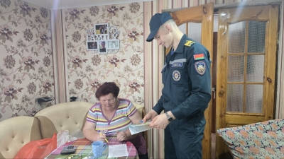 Второй день учебного сбора курсантов УГЗ проходит в&nbsp;Славгородском районе
