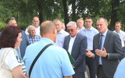 Рабочее совещание по проведению в Славгороде областных «Дожинок» 