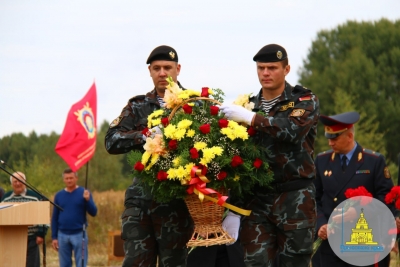 церемония открытия нового памятника героически погибшему сотруднику Славгородского РОВД сержанту милиции Николаю Краснавцеву