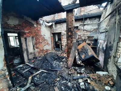 Пожар в городе Славгород