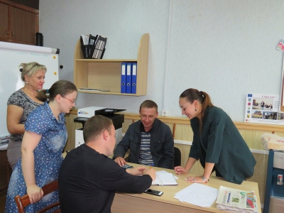 Рабочая встреча по взаимодействию проекта «Сетевое взаимодействие для улучшения возможностей занятости в сельских районах Могилевской области» и проекта «МОСТ, как пилотная эко-бизнес модель для местного и регион