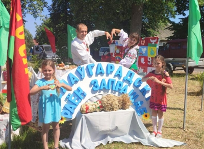 Семья Саплевых на областном этапе проекта «Властелин села» признана самой патриотичной семьей Могилевской области