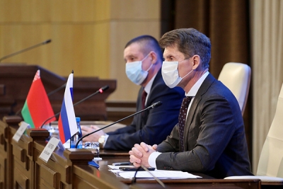 Белорусская делегация во главе с Леонидом Зайцем посещает Приморский край
