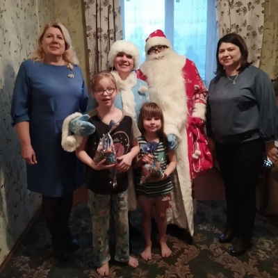 Благотворительная акция «Профсоюзы – детям» и «Чудеса на Рождество» в Славгородском районе