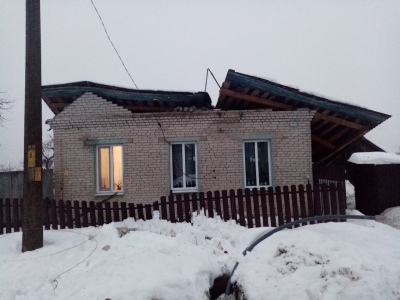 Обрушение кровли в городе Славгород