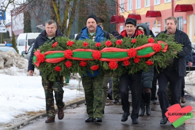 В Славгороде прошёл митинг, посвящённый 35-летию вывода советских войск из Афганистана.
