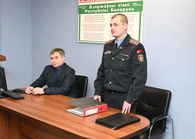 Начальник Славгородского отделения Департамента охраны МВД майор милиции Тарас Морозов провёл встречи с&nbsp;трудовыми коллективами ПТУП &laquo;Красный Пищевик-Славгород&raquo; и&nbsp;Славгородского района газоснабжения