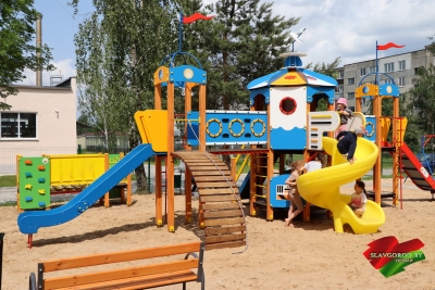 Территория детства и спорта преображается